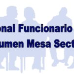 Mesa Sectorial de Personal Funcionario de Administración General. 27-07-2022.