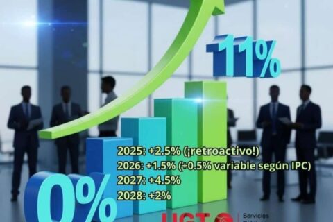 Subidas salariales 2025-2028